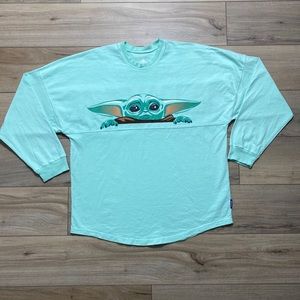 Disney Star Wars Unisex Spirit Jersey The Mandalorian Baby Yoda‎ Size Medium
